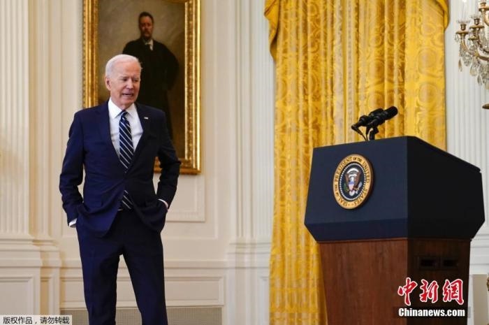 資料圖：美國總統(tǒng)拜登。