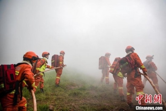 演練現(xiàn)場(chǎng)。瀘州消防供圖
