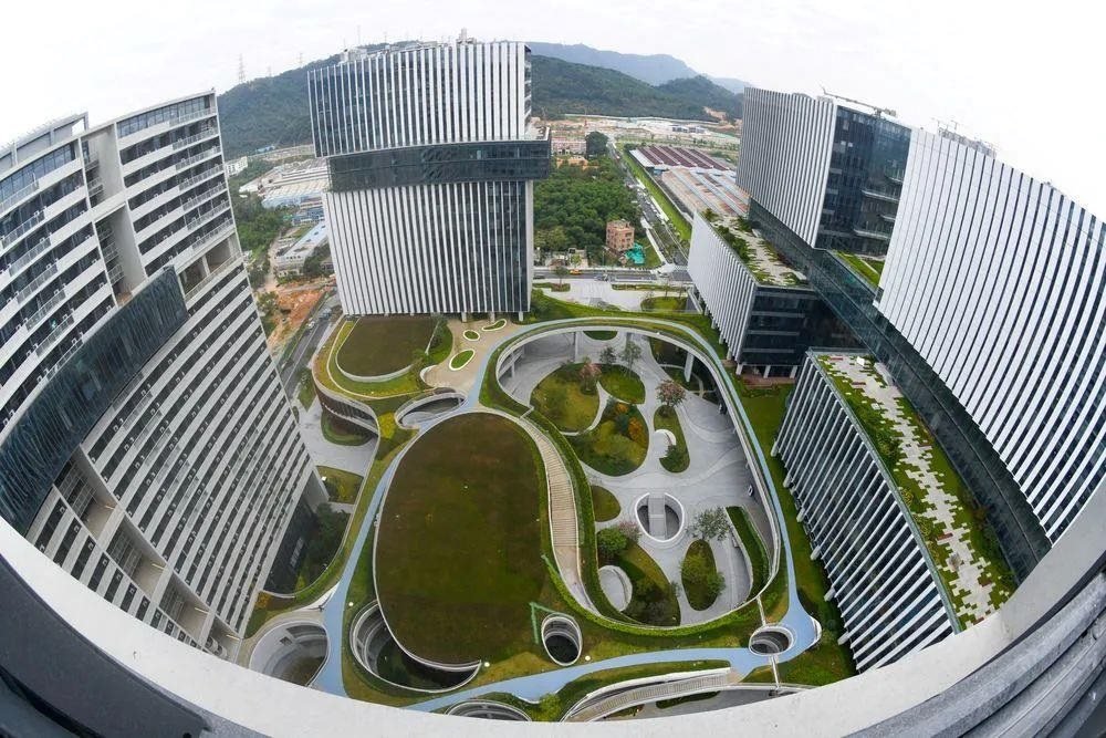 △位于深圳的光明科學(xué)城啟動區(qū)。預(yù)計今年啟動區(qū)的合成生物大科學(xué)裝置將部分投入使用。