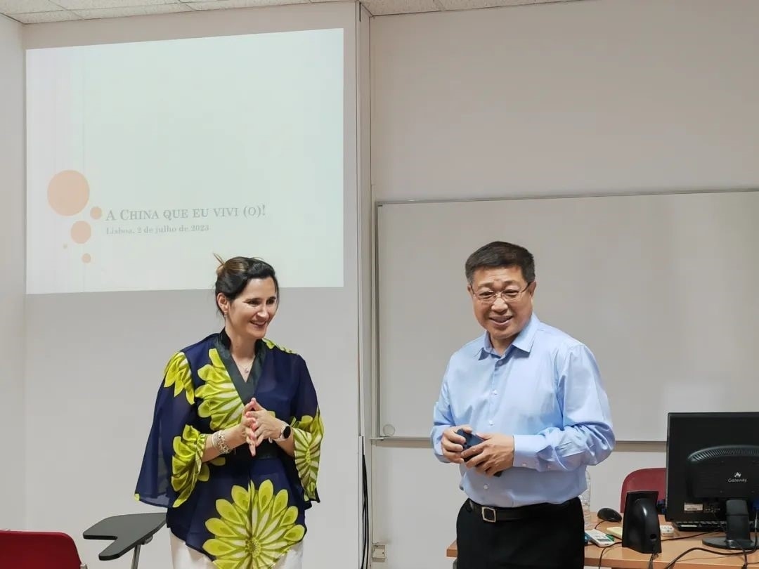 里斯本大學(xué)孔子學(xué)院組織漢語角活動。 圖片來源：里斯本大學(xué)孔子學(xué)院公眾號