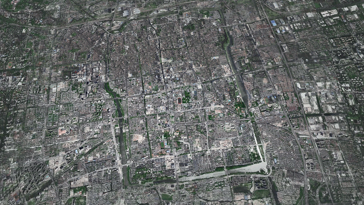 平江歷史文化街區(qū)現(xiàn)存整體布局與宋代《平江圖》基本一致。