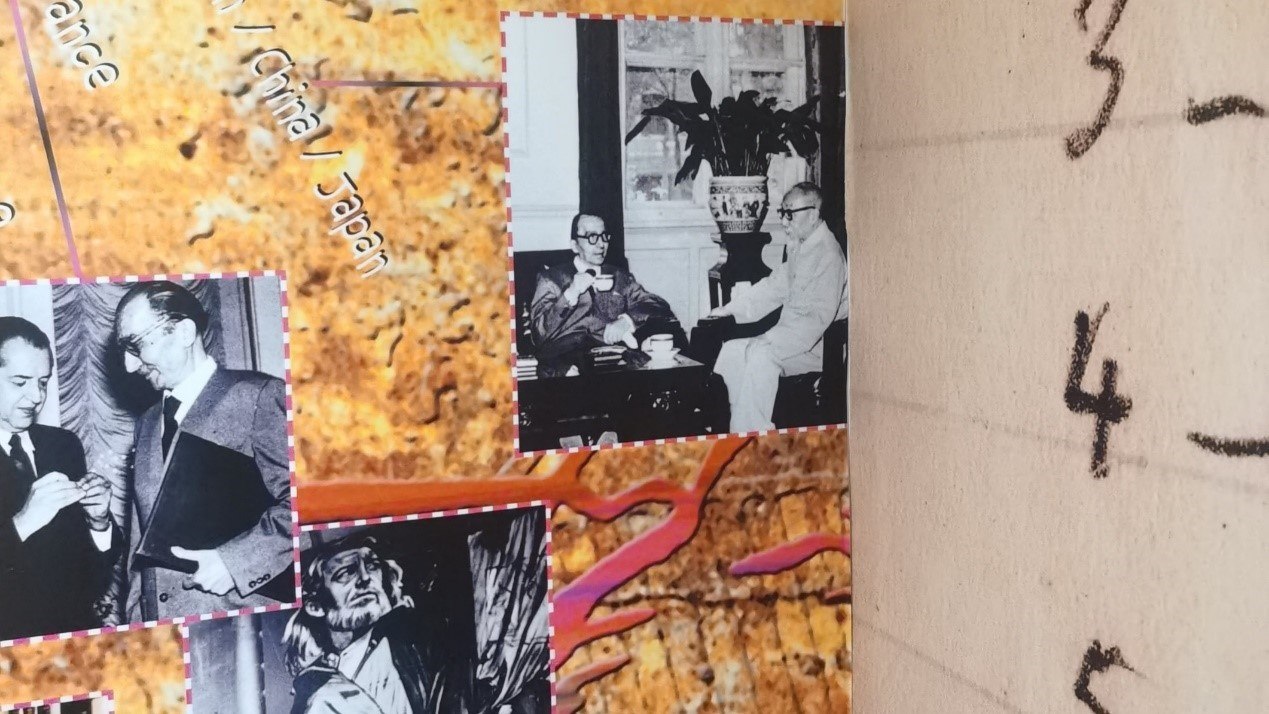 1957年，卡贊扎基斯第二次訪問中國，期間與作家茅盾進行交流。人民網記者 葛泰佚攝