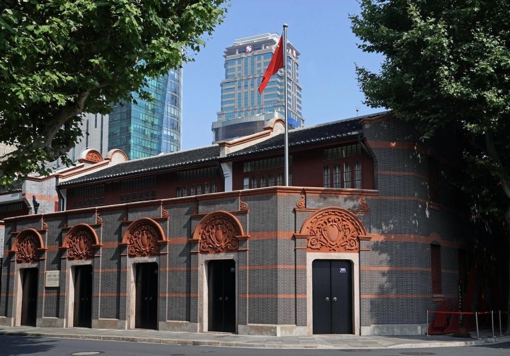 2023年6月9日拍攝的中共一大會(huì)址外景。新華社記者 劉穎 攝