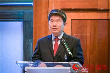 李立言致辭。人民網(wǎng) 郭錦標攝