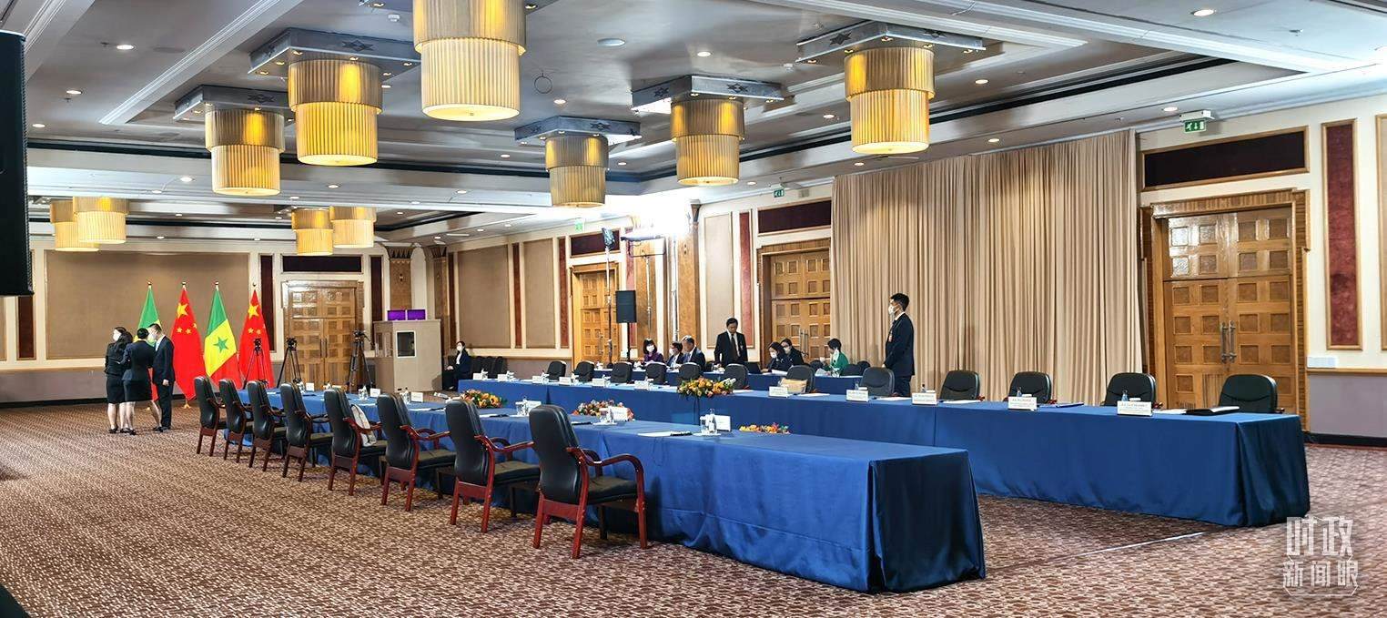 △23日下午，4場(chǎng)會(huì)見(jiàn)在這里舉行。（總臺(tái)央視記者郭鴻拍攝）