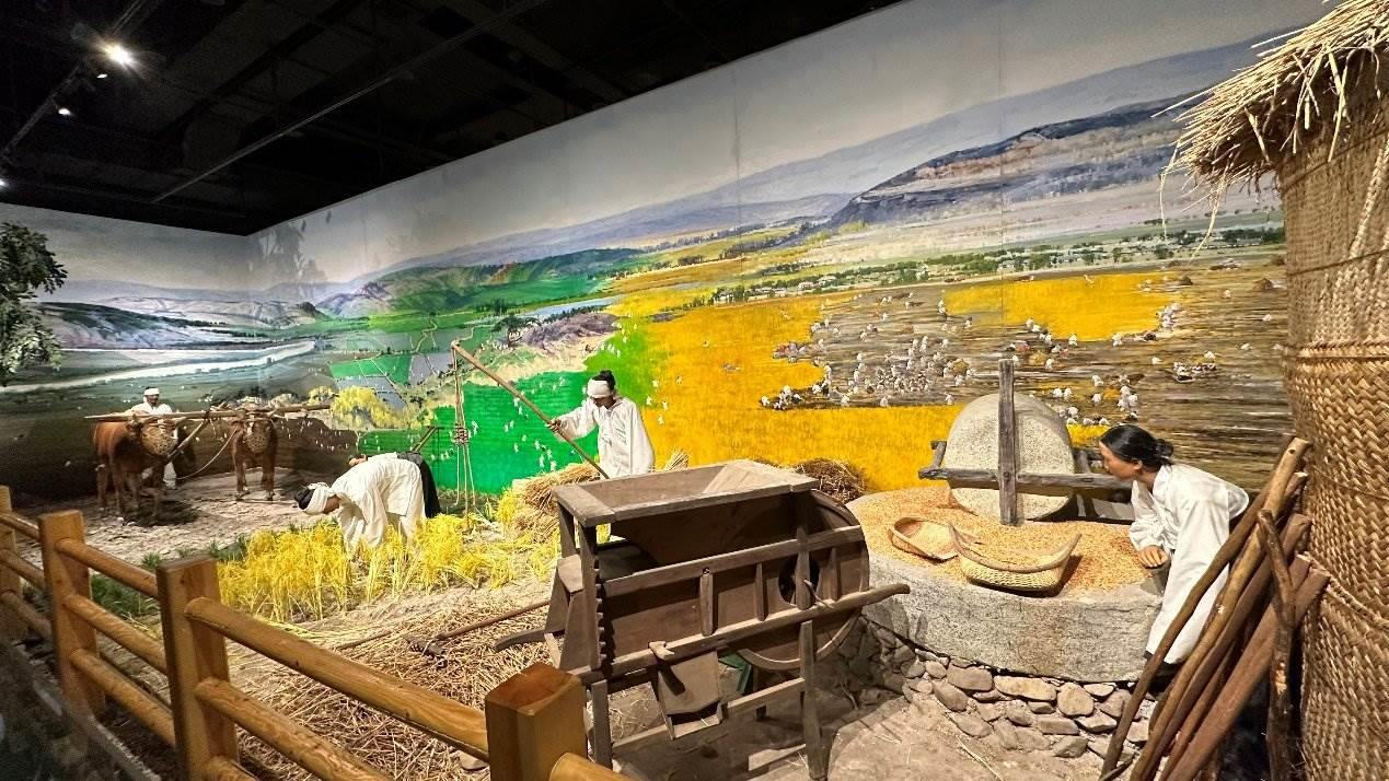 《朝鮮族民俗陳列》展廳。人民網(wǎng)記者 金洪花攝