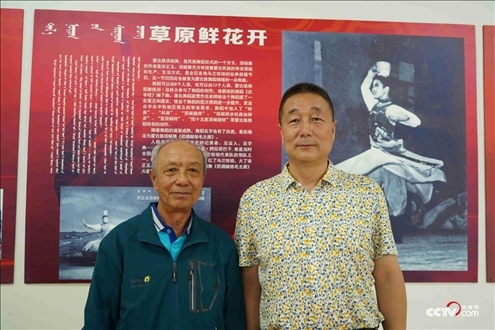 ?。▽O普〔左〕與吳恩〔右〕 央視網(wǎng)記者隋佳桐 攝）