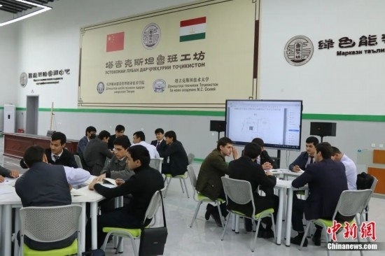 2023年4月，位于杜尚別的塔吉克斯坦魯班工坊課堂。張碩 攝