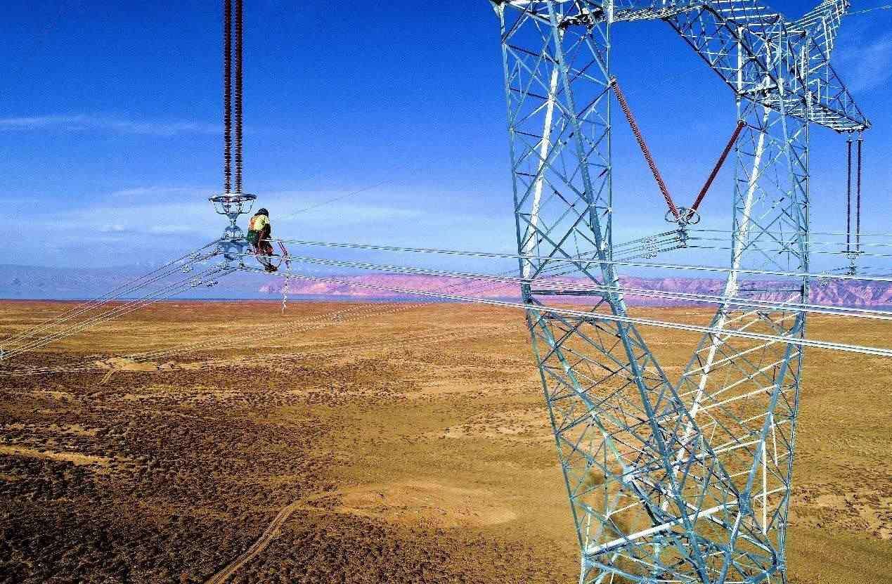 青豫直流。國網(wǎng)青海省電力公司供圖
