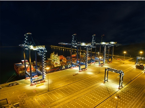 萊基港實行7×24小時裝卸作業(yè)機制。受訪者供圖