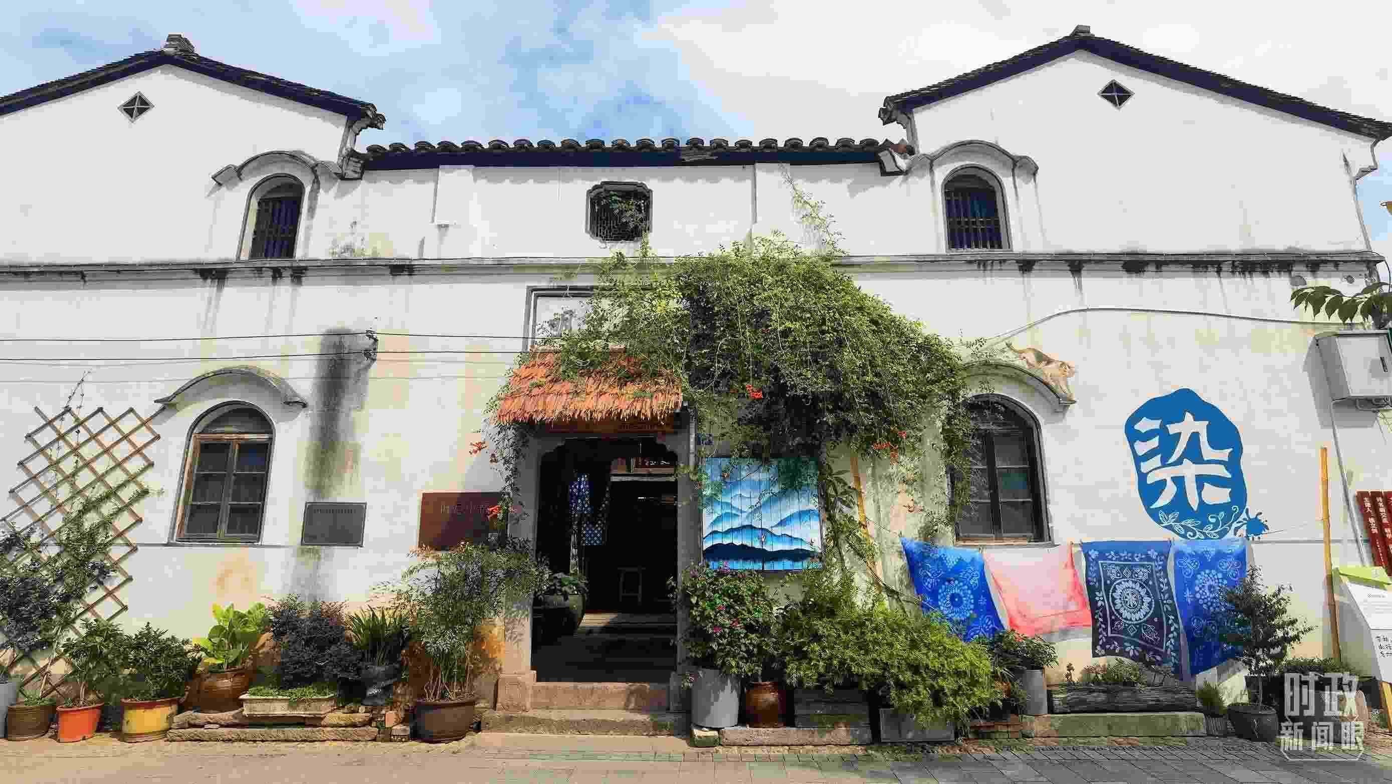 △李祖村的藝術染坊。（總臺央視記者周志國拍攝）