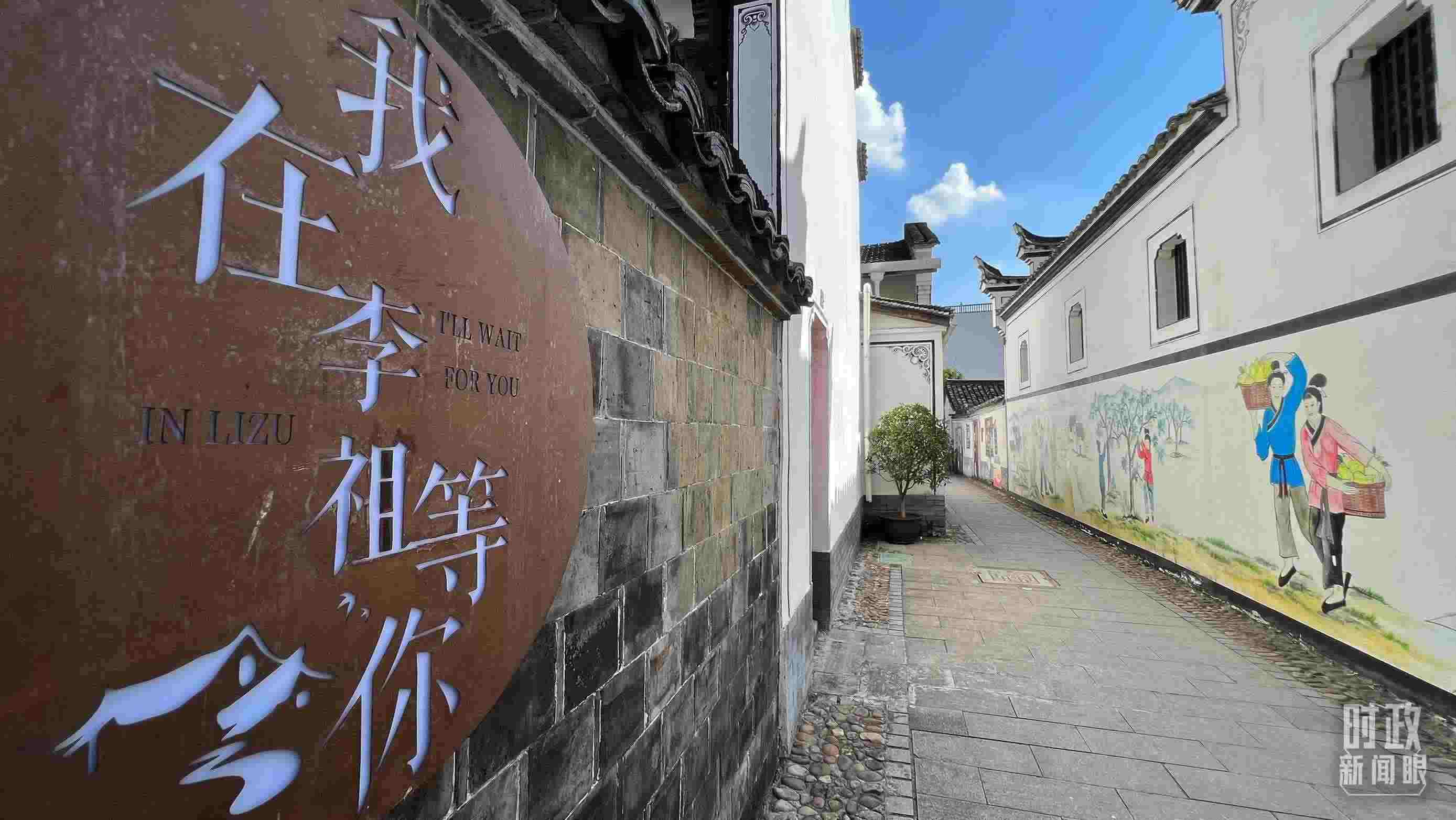 △村內干凈整潔的小巷子。（總臺央視記者李煒拍攝）