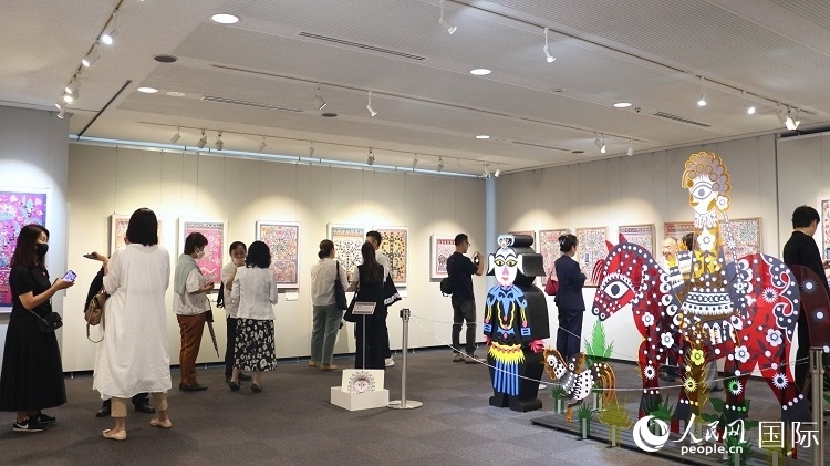 到場民眾觀看展覽。人民網(wǎng) 許可攝