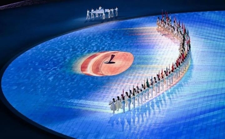 杭州第19屆亞運會開幕式 圖源:新華社