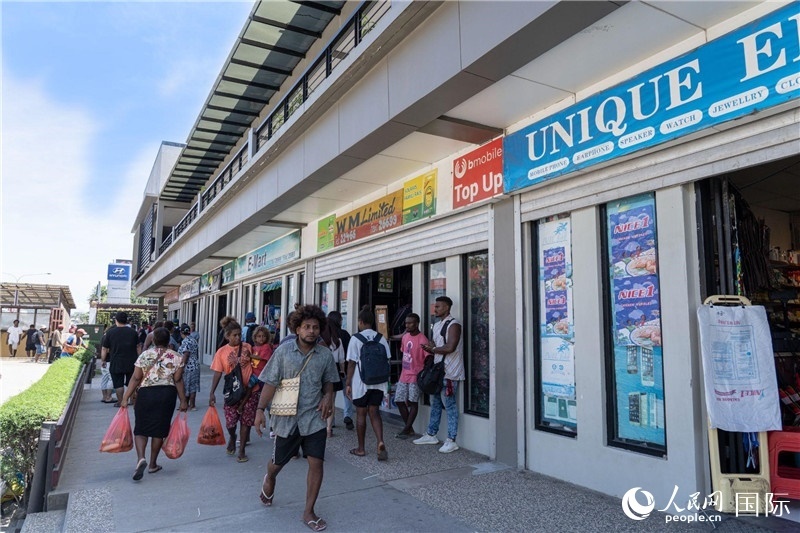 2023年9月12日，所羅門群島首都霍尼亞拉街景。人民網(wǎng) 賀吉攝