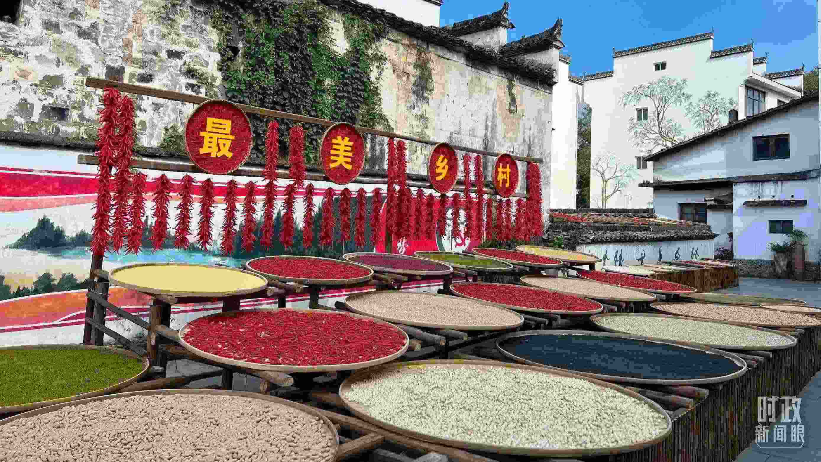 △婺源縣秋口鎮(zhèn)王村石門自然村。（總臺央視記者程鋮拍攝）