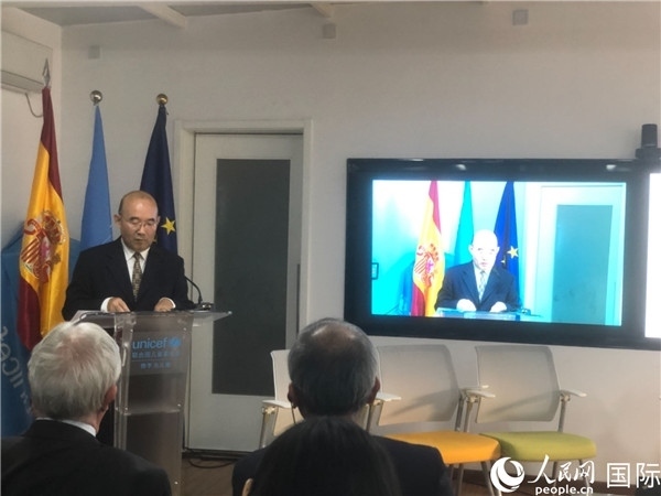 生態(tài)環(huán)境部應(yīng)對(duì)氣候變化司一級(jí)巡視員孫楨在研討會(huì)上致辭。 人民網(wǎng)記者 趙健攝