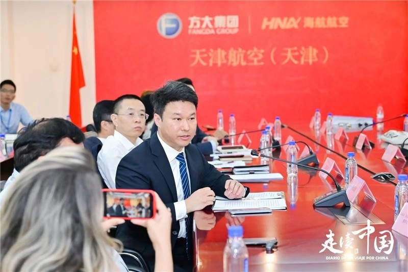 巴航工業(yè)大中華區(qū)商用飛機客戶支援經(jīng)理楊海波。主辦方供圖