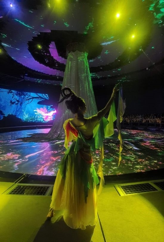 《天釀》演出場景。本報記者常雯宜攝