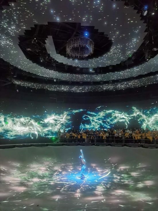 《天釀》演出場景。本報記者常雯宜攝