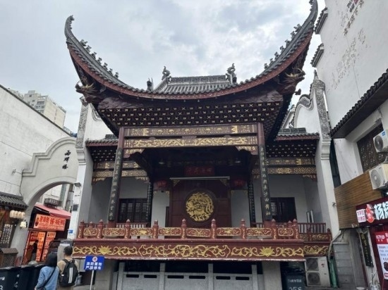 10月25日，長沙太平老街一角。（本報記者 劉書文攝）