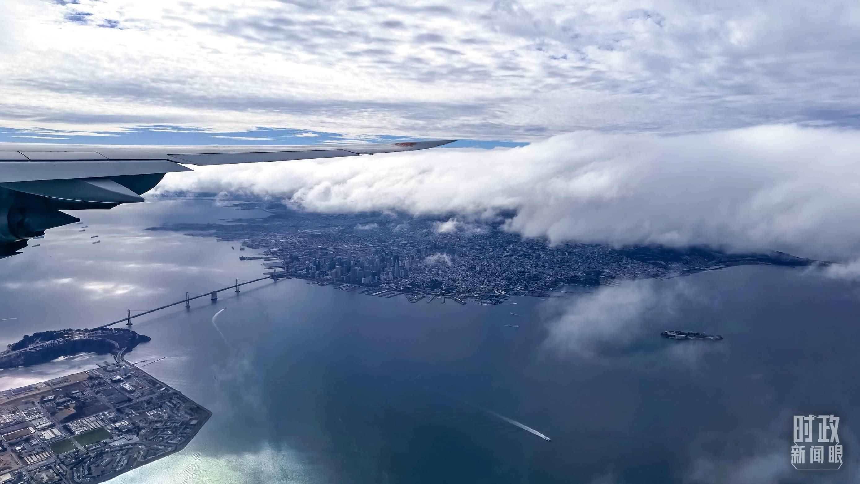 △俯瞰舊金山。（總臺(tái)央視記者馬亞陽(yáng)拍攝）