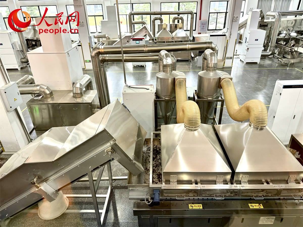 品品香白茶精制自動化生產(chǎn)廠房。人民網(wǎng)記者 劉微攝