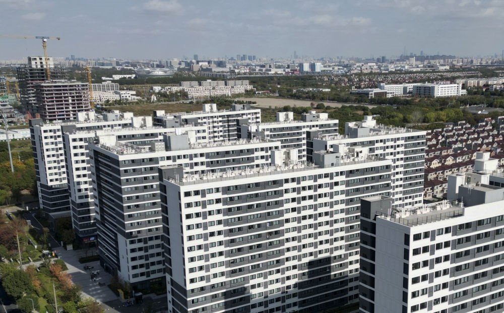 社區(qū)外景（無(wú)人機(jī)照片）。