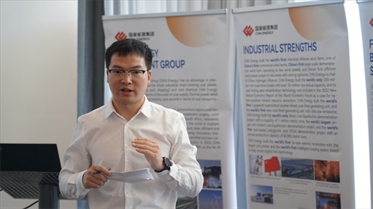 龍源公司代表發(fā)言致辭。 人民網(wǎng) 張茜攝