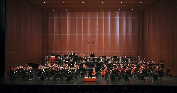 音樂(lè)會(huì)現(xiàn)場(chǎng)。學(xué)校供圖