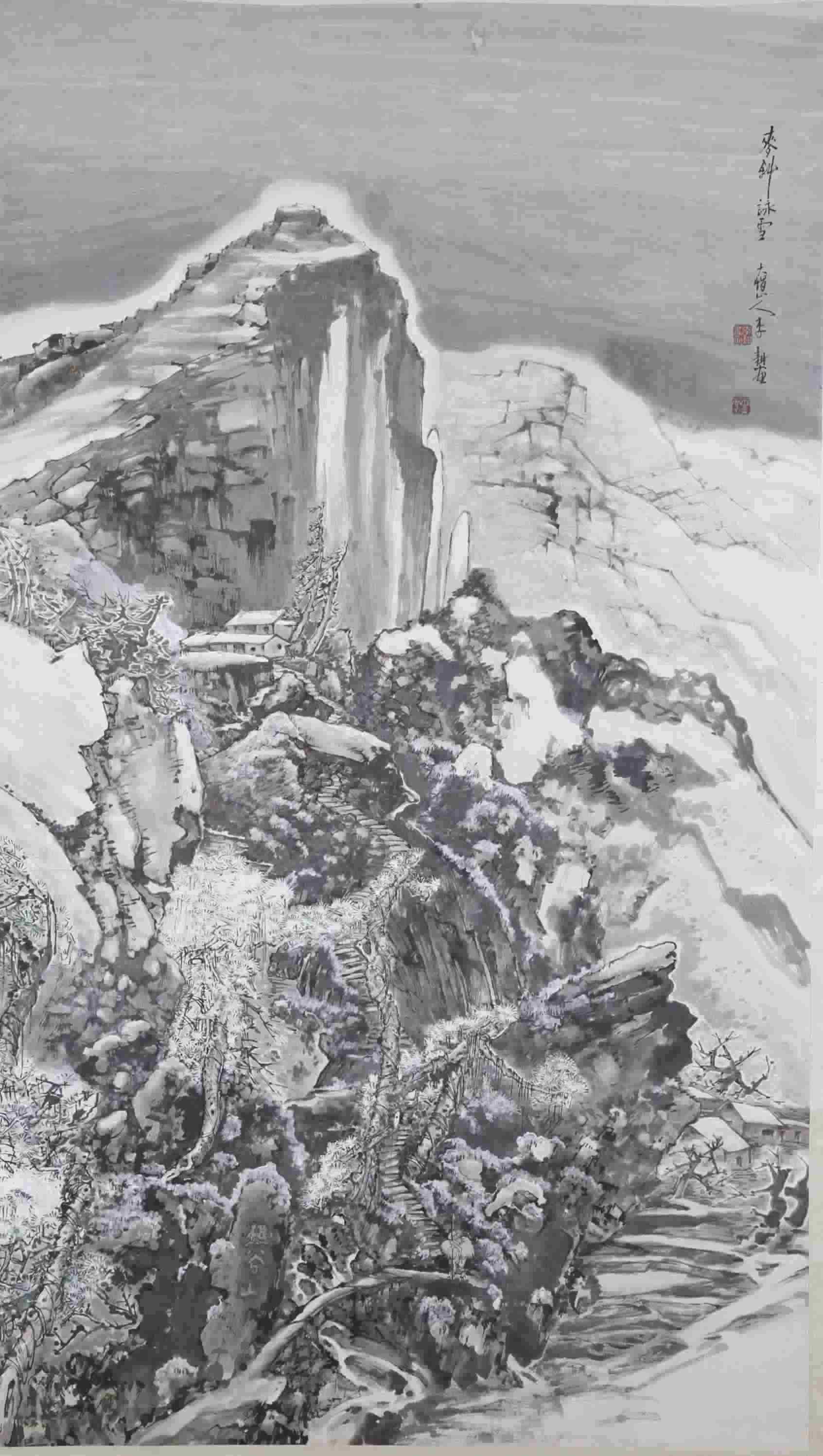 李耕畫作。(仙游縣博物館供圖)