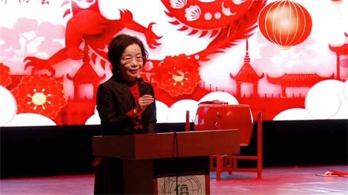 沈敏娟致辭。駐蒙古使館供圖