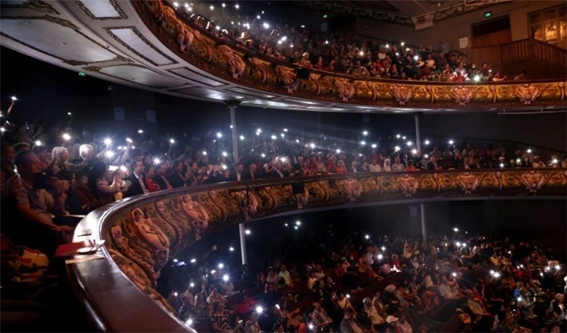 2024年“四海同春”慰僑訪演團(tuán)亞太團(tuán)新西蘭惠靈頓演出現(xiàn)場。圖片由陸欣讌、孟韜、葉勇提供