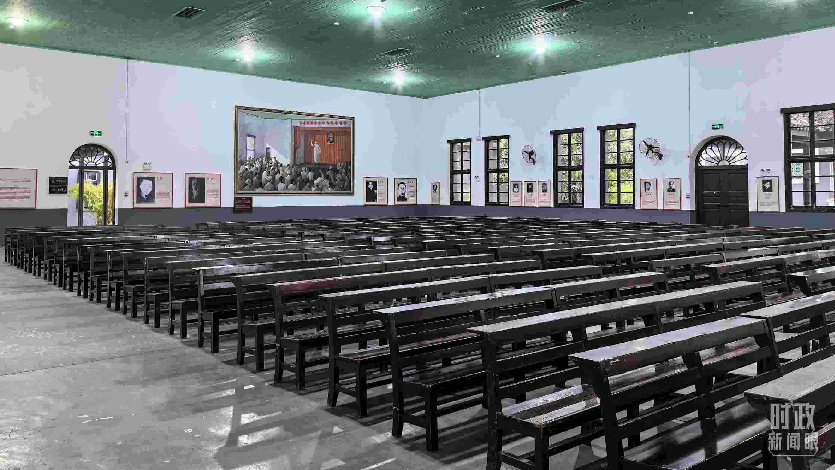 △湖南第一師范學(xué)院（城南書院校區(qū)）大禮堂。（總臺(tái)央視記者趙化拍攝）