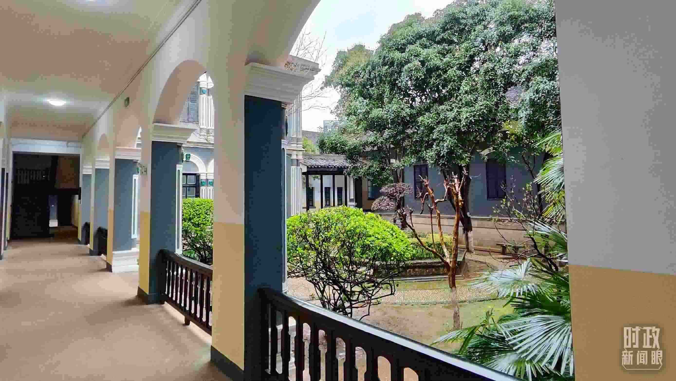 △湖南第一師范學(xué)院（城南書院校區(qū)）。（總臺央視記者覃思、郭曉龍拍攝）