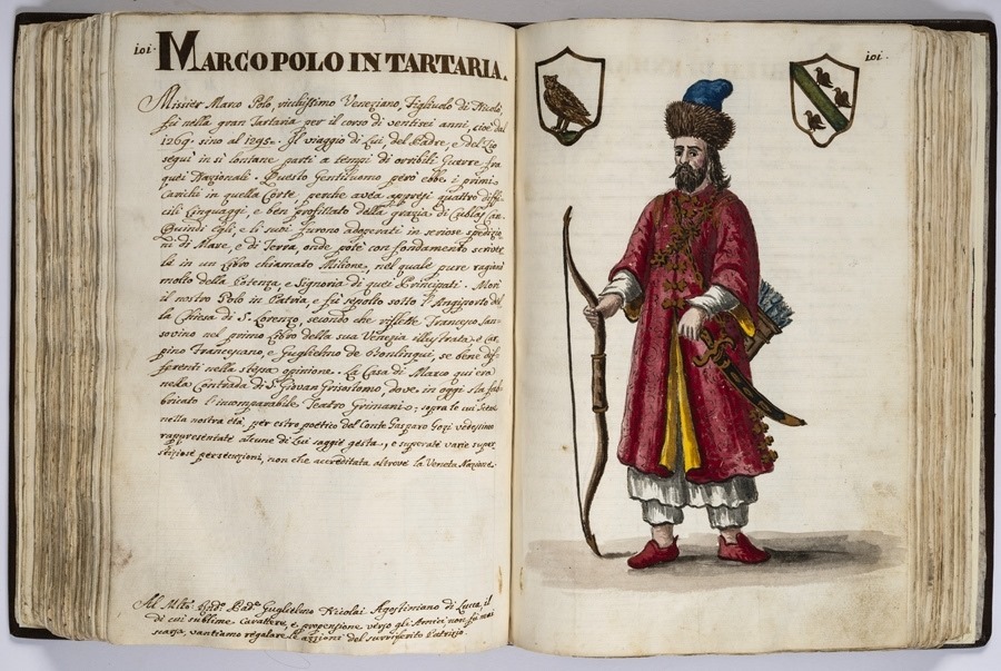 “馬可·波羅的世界”展覽的部分展品。威尼斯市立博物館基金會供圖