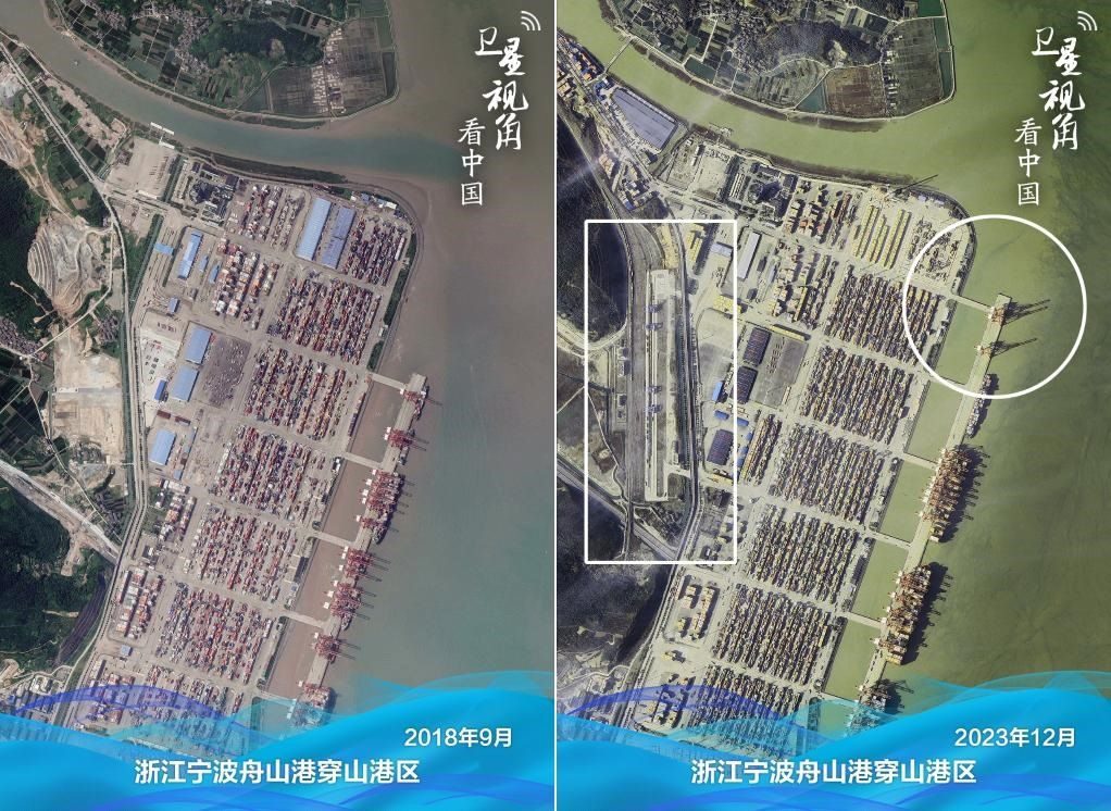 浙江寧波舟山港穿山港區(qū)新建1個(gè)泊位及鐵路穿山港站。