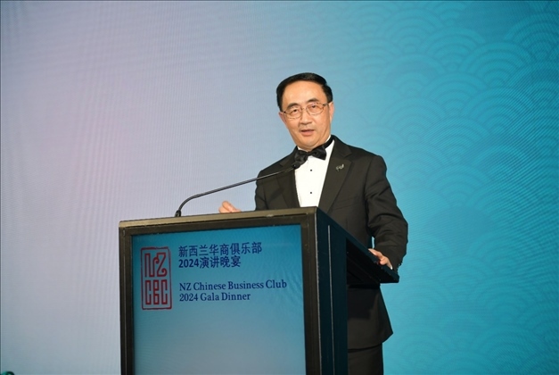 新西蘭華商俱樂部和華商聯(lián)合總會主席楊健。主辦方供圖