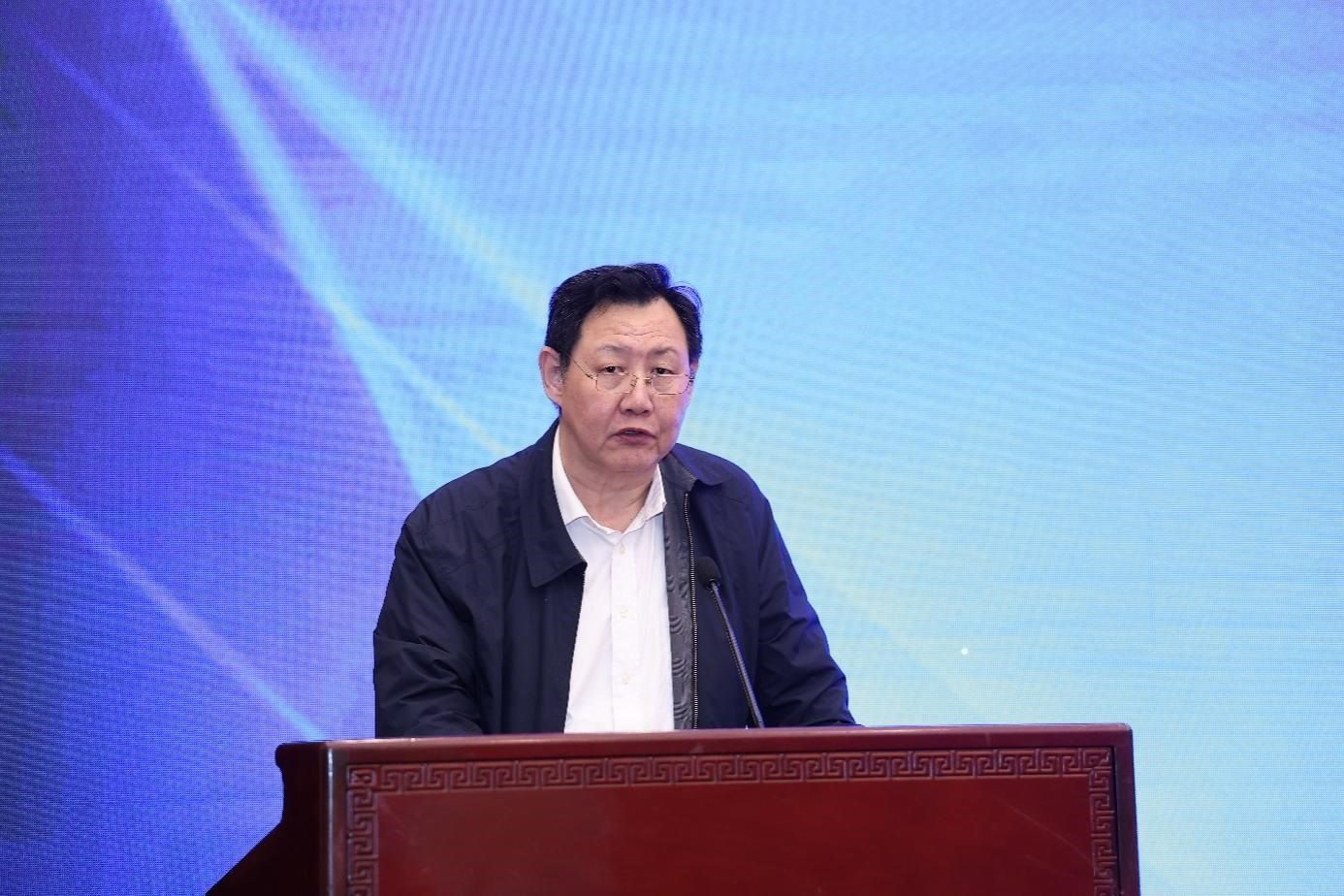 中國物流與采購聯(lián)合會黨委副書記余平致辭。主辦方供圖