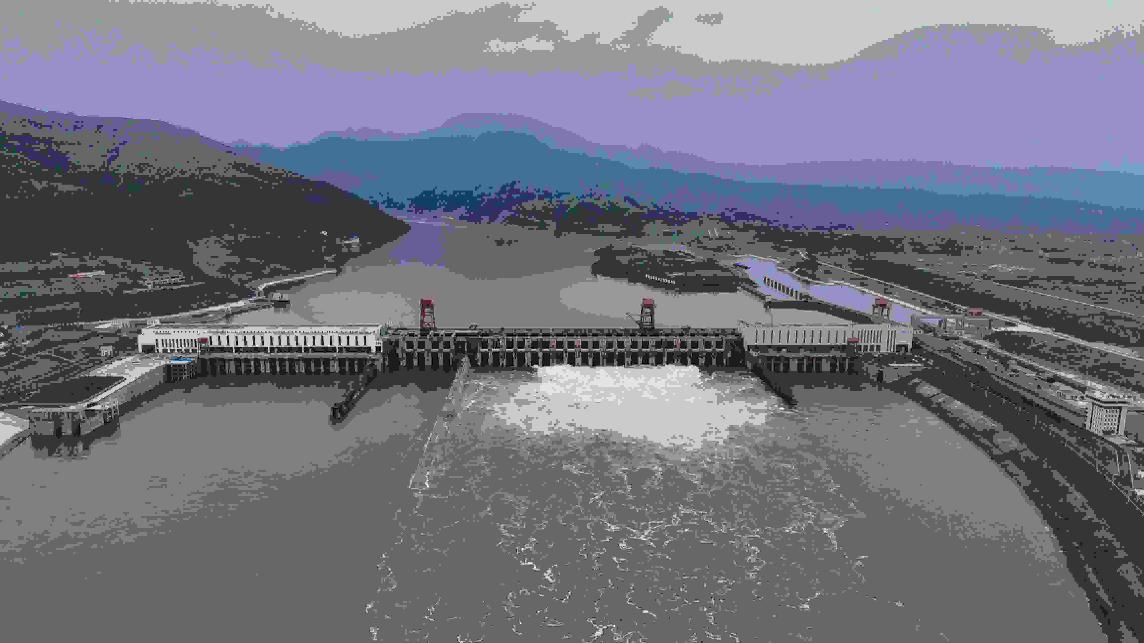 大藤峽水利樞紐精準(zhǔn)調(diào)度保障防洪安全。受訪者供圖