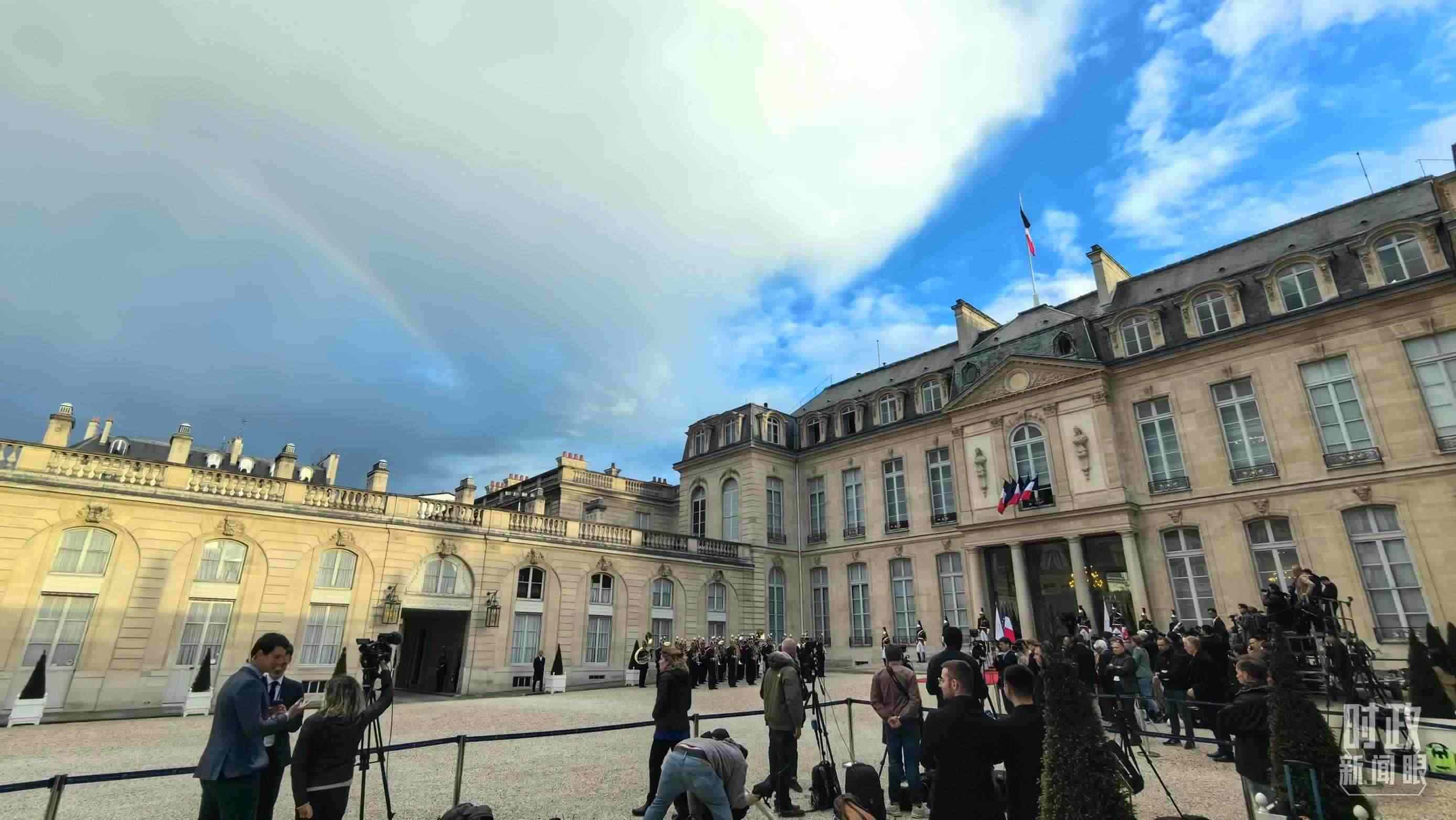 △愛(ài)麗舍宮。（總臺(tái)央視記者馬超拍攝）