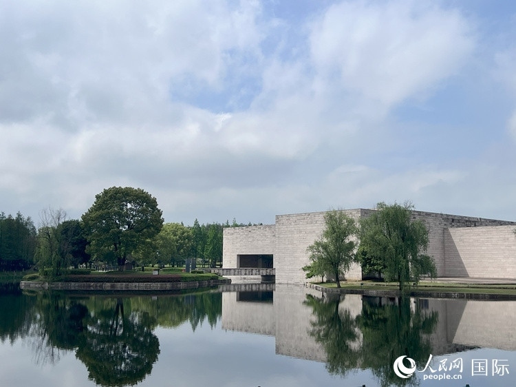 良渚博物院外觀。人民網(wǎng)記者 崔越攝