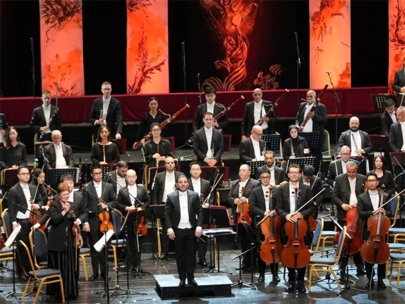 阿爾及爾歌劇院交響樂(lè)團(tuán)演出活動(dòng)現(xiàn)場(chǎng)。蘇州交響樂(lè)團(tuán)供圖