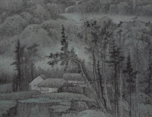 王秦生畫(huà)作《晨寂》。主辦方供圖