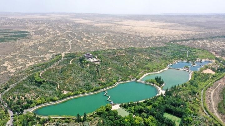 △2023年6月7日，寧夏靈武市白芨灘國家級自然保護區(qū)。