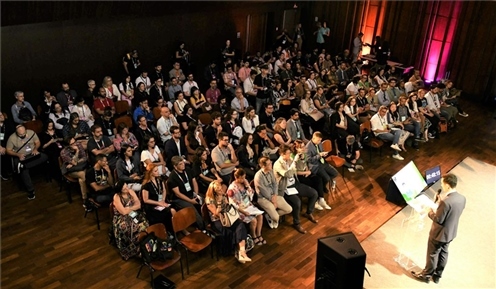 “視聽(tīng)中國(guó)”——文化與商業(yè)機(jī)遇推介會(huì)暨中國(guó)視聽(tīng)節(jié)目展映會(huì)現(xiàn)場(chǎng)。 中廣國(guó)際公司供圖