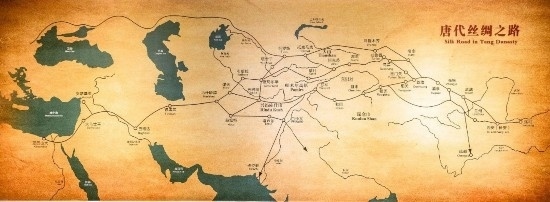 唐代絲綢之路，經(jīng)過新疆眾多地區(qū)。（圖片來源：視覺中國）