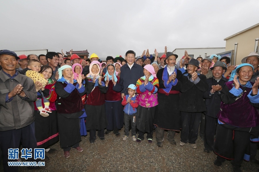 習(xí)近平總書記2016年8月23日上午來到海東市互助土族自治縣五十鎮(zhèn)班彥村，考察易地扶貧搬遷新村建設(shè)情況。