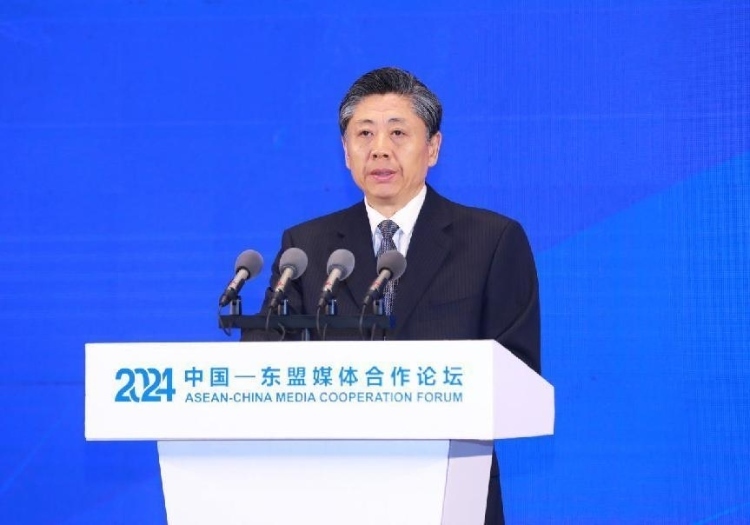 王藝華致辭。中國(guó)外文局供圖