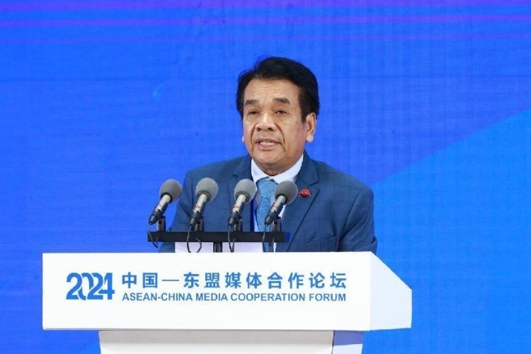 韓桑阿致辭。中國(guó)外文局供圖